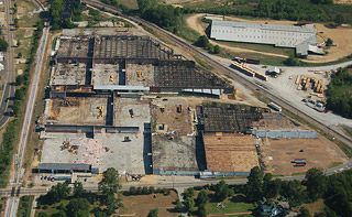 Tupelo Compress aerial photo