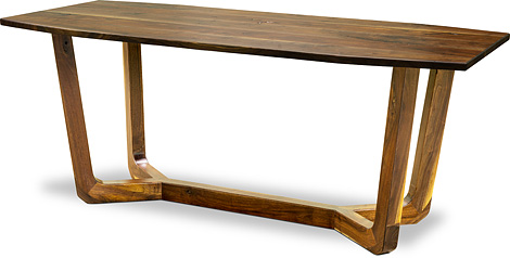Crossed beam table